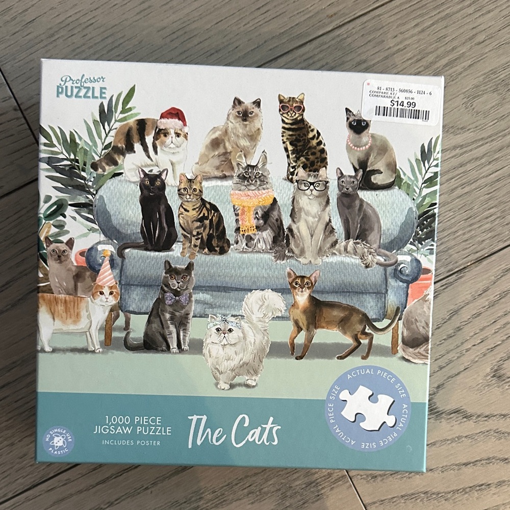 Professor Puzzle The Cats Jigsaw Puzzle - 1000 Pieces